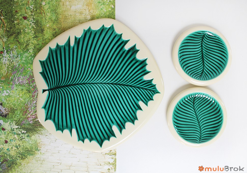 Plat et coupelle Verceram