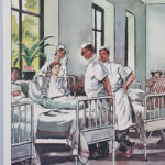 Photo 5 - Affiche La cueillette des champignons Un camarade blessé