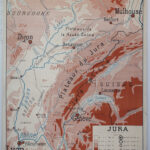 Photo 1 - Affiche carte Massif Central et Jura