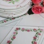 Photo 10 - Présentoir émaillé porte ustensiles Les Roses