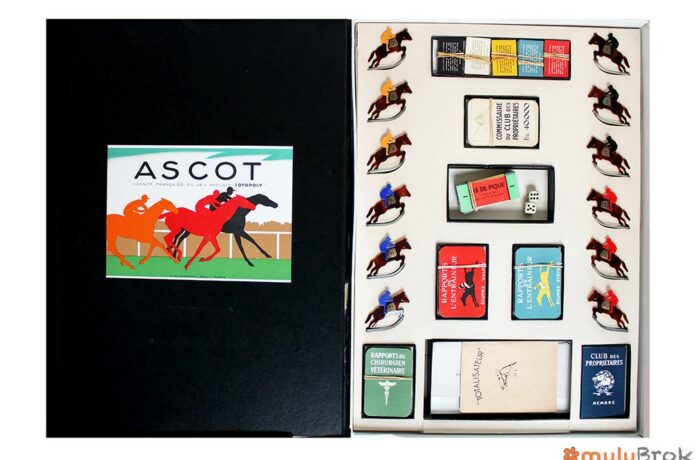 Jeu De Société Ancien ASCOT Totopoly - Courses De Chevaux Miro 1950