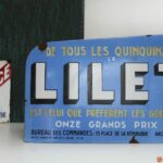 Plaque émaillée Lilet