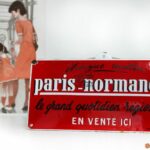 Plaque émaillée Paris Normandie