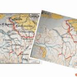 Affiche carte France Canaux