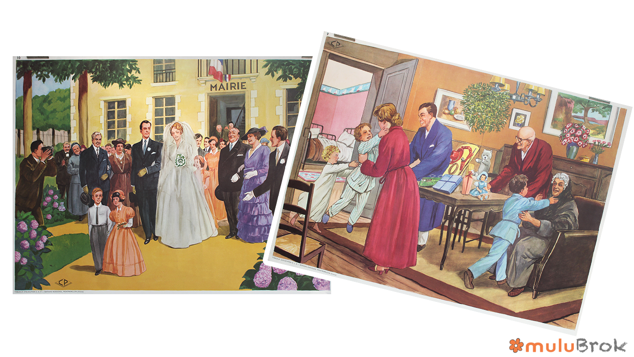 Affiche Nouvel An en famille Le mariage