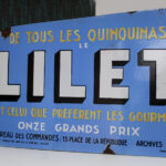 Photo 1 - Plaque émaillée Lilet