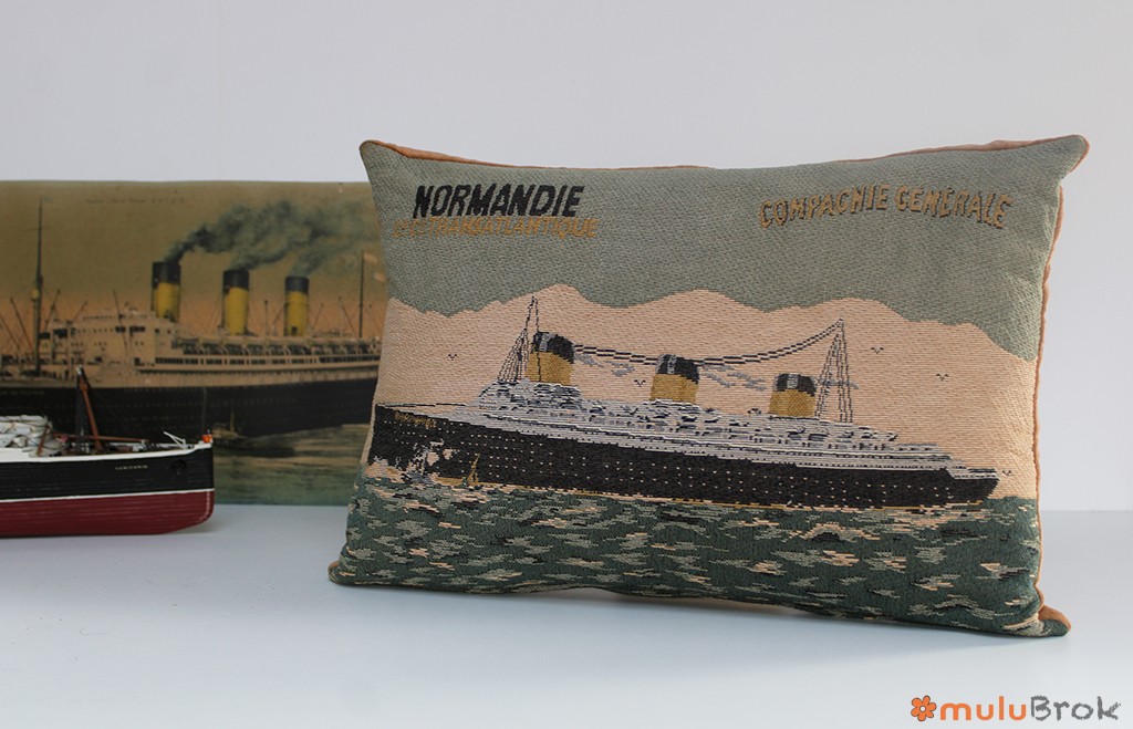 Coussin Paquebot Le Normandie