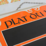 Photo 4 - Pancarte ardoise Plat du Jour