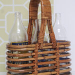 Photo 1 - Porte bouteilles en rotin