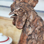 Photo 2 - Le coq sculpture signée Boudin