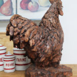 Photo 4 - Le coq sculpture signée Boudin