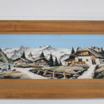 Photo 5 - Tableau relief Le village dans la montagne