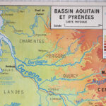 Photo 5 - Affiche carte Alpes Jura Bassin aquitain et Pyrénées