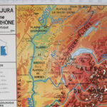 Photo 2 - Affiche carte Alpes Jura Bassin aquitain et Pyrénées