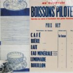 Pancarte tarifs Boissons Pilotes