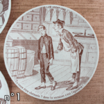 Photo 1 - Assiette Sarreguemines Les vocations