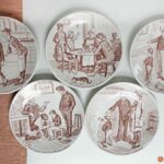 Assiette Sarreguemines Les vocations