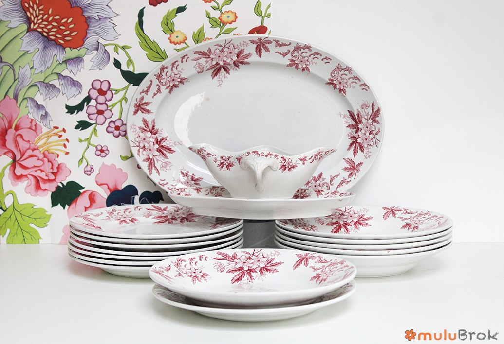 Vaisselle St Amand Anémone