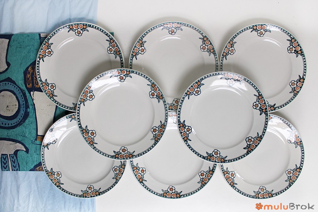 Assiette St Amand Les fleurs