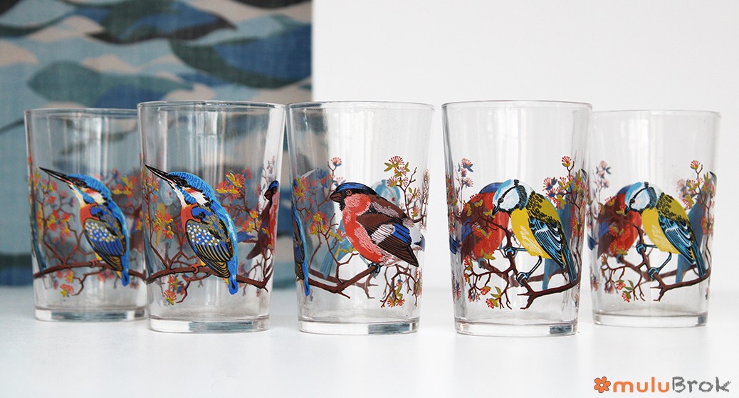 Verre Les Oiseaux