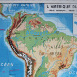 Photo 2 - Affiche carte Amérique du Sud / Océanie