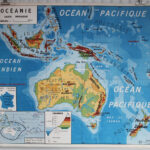 Photo 4 - Affiche carte Amérique du Sud / Océanie