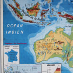 Photo 5 - Affiche carte Amérique du Sud / Océanie