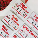 Photo 5 - Etiquette Boucherie en francs