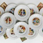 Assiettes parlantes Sarreguemines Bicot