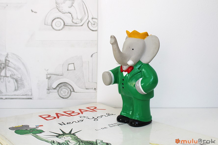 Figurine Babar pouet