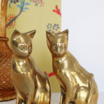 Photo 1 - Chat en laiton