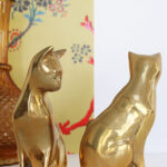 Photo 2 - Chat en laiton