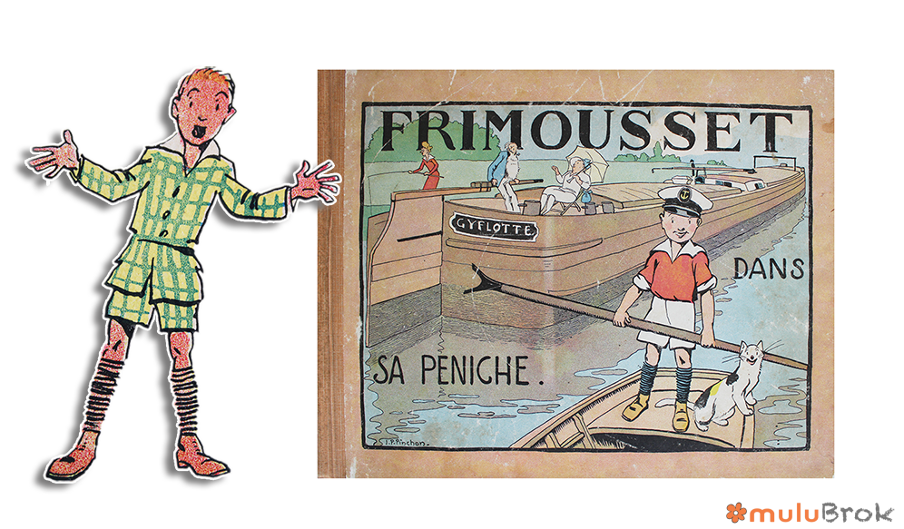 Frimousset dans sa péniche