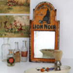 Photo 1 - Miroir Lion Noir