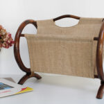 Photo 1 - Porte revues bambou tissu