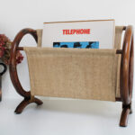 Photo 2 - Porte revues bambou tissu