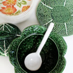 Photo 4 - Soupière et assiette chou vert