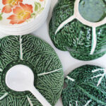 Photo 6 - Soupière et assiette chou vert