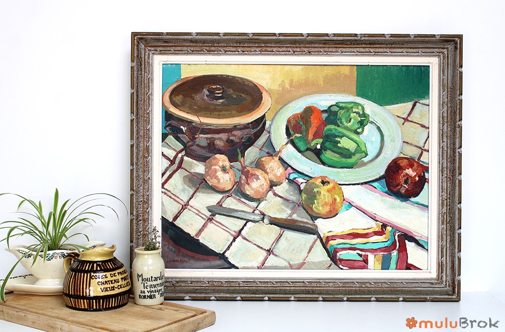 Tableau nature morte En cuisine