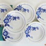 Assiette Sarreguemines Digoin Flore
