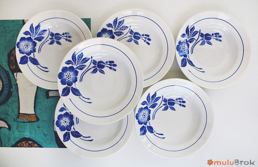 Assiette Sarreguemines Digoin Flore