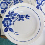 Photo 1 - Assiette Sarreguemines Digoin Flore