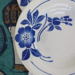 Photo 5 - Assiette Sarreguemines Digoin Flore