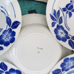 Photo 4 - Assiette Sarreguemines Digoin Flore