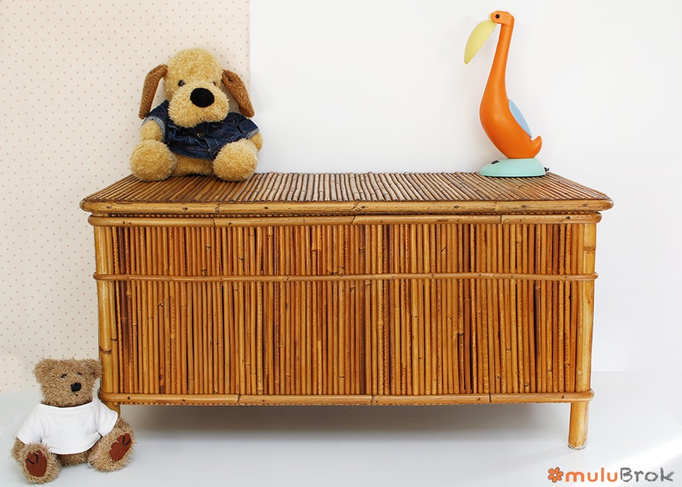 Coffre en rotin Jeanne