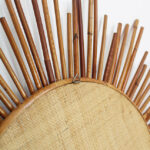 Photo 3 - Miroir soleil rotin