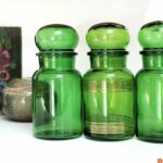 Pot en verre vintage
