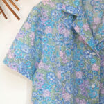 Photo 3 - Robe vintage à fleurs bleues