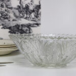 Photo 1 - Saladier en verre ciselé