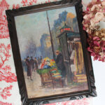 Photo 7 - Tableau La marchande de fleurs Jules Saint Saëns